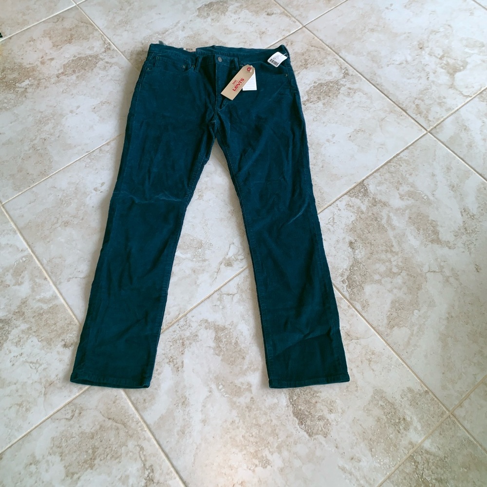 NWT Levi 511 Slim Fit Corduroy Jeans Mens Size 36
